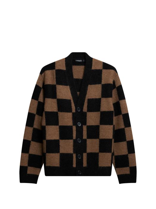 J. Lindeberg, Cardigan din lână Sammy, Negru, M