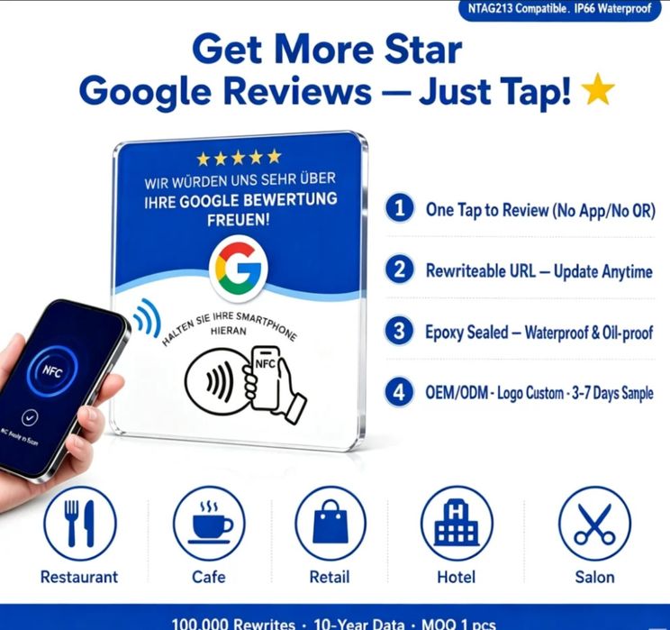 Card NFC Google Review / Recenzii Google