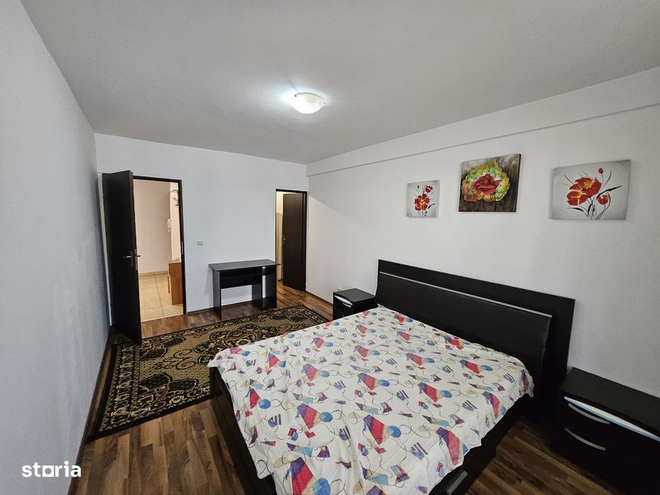 2 Camere, 1 bucatarie, Finisat, Mobilat cu CF, terasa inchisa de 10 mp