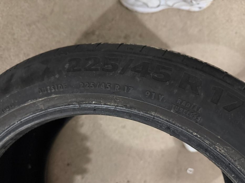 Anvelope vara 225/45/17 Hankook Ventus 2020 Continental Contact 6 2019