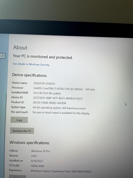 Lenovo ThinkPad P52s – i7, 16 GB RAM, SSD 512 GB, NVIDIA Quadro P500