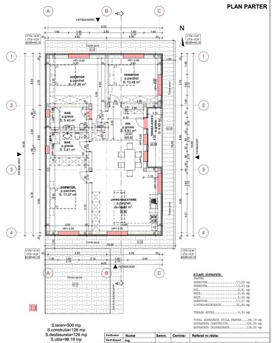 PF vand casa pe un singur nivel, in sat Popesti, 100mp utili,