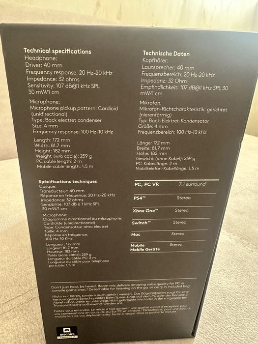 Слушалки Logitech