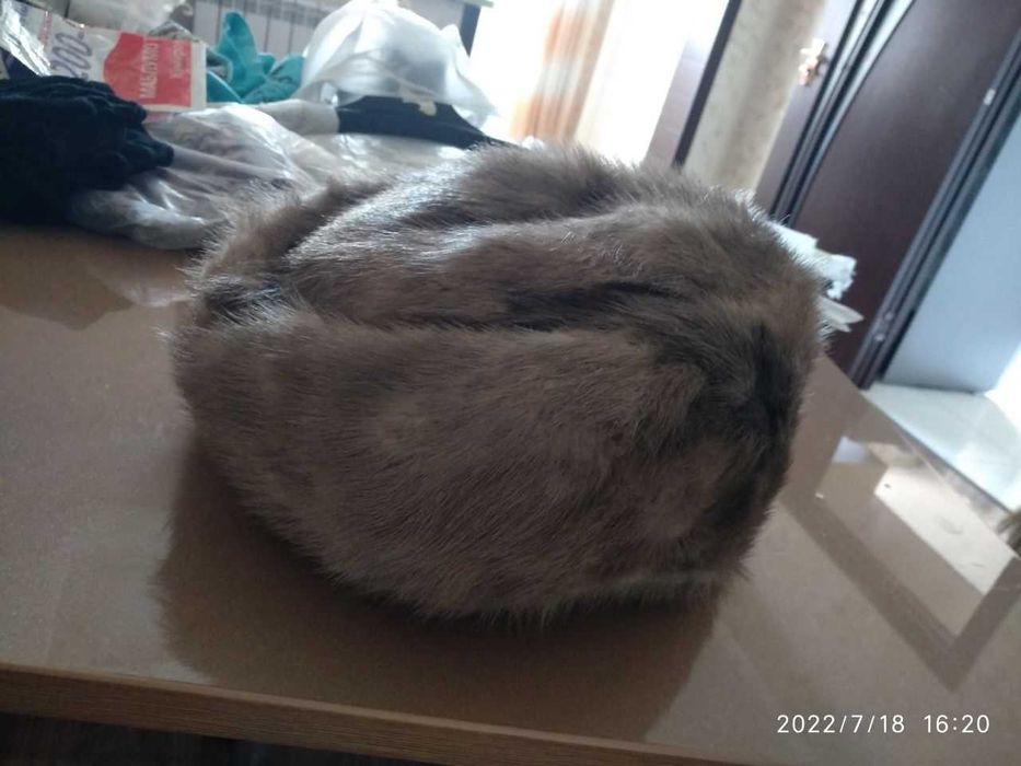 Женская песцовая шапка