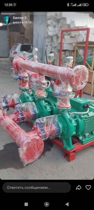 Насосная станция для пожарный систему 22 kw