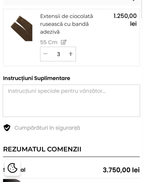 Extensii tape, 3 seturi