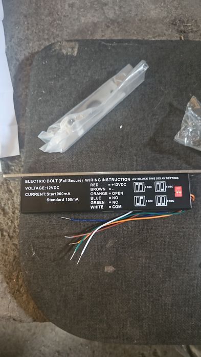 Врезной соленоидный замок