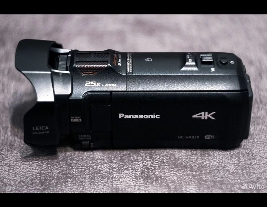 Продам 4k камера panasonic hc vx 870