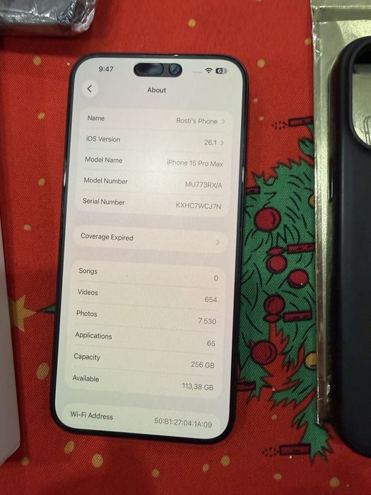 iPhone 15 Pro Max 256GB Перфектен!