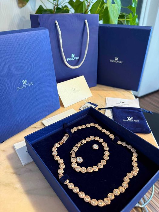 Set Bijuterii Angelic Swarovski Rose-Gold//Premium