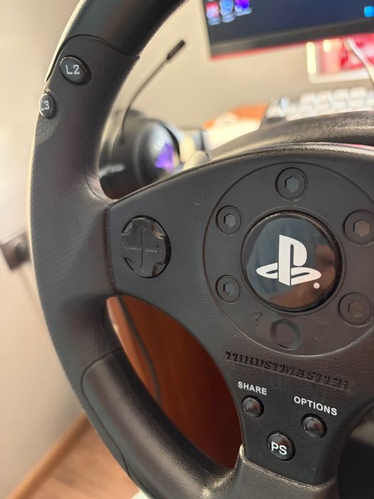 Геймърски волан с педали Thrustmaster T80 PS3/PS4/PS5/PC