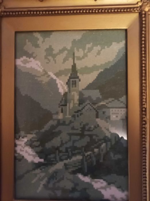 Гоблен с масивна рамка