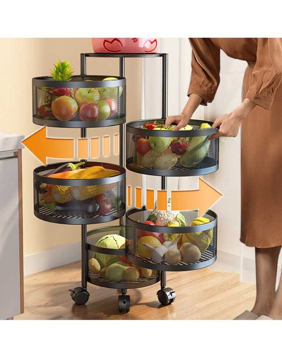 Домакински органайзер подвижен кръгъл