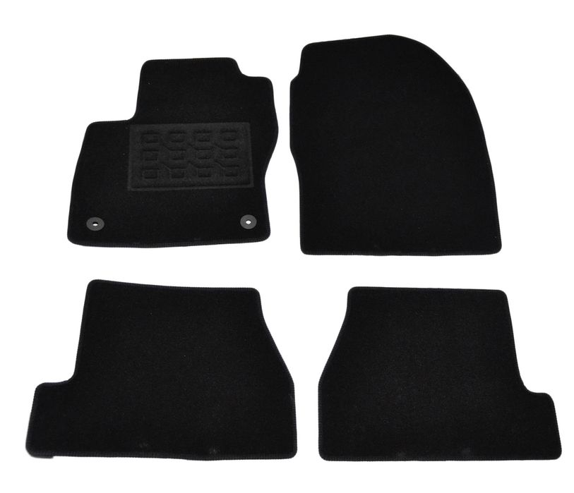 Covorase mocheta Ford Focus cu 5 Usi 3/2011- Focus SW/Combi 06/2011- si Focus SW/Combi 02/2005-05/2011 Negru, set de 4 bucati