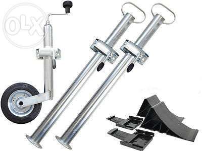 Скоба за опорно колело на туристическо ремарке