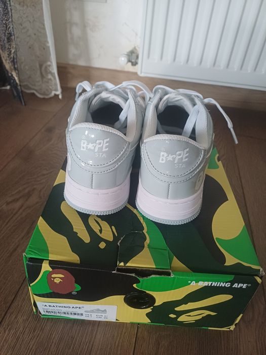 Bape sta gray & white