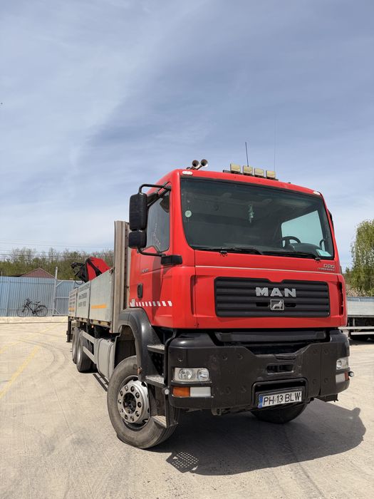 Man TGA + brat macara