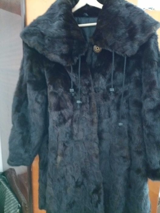 Дамско кожено палто от норка