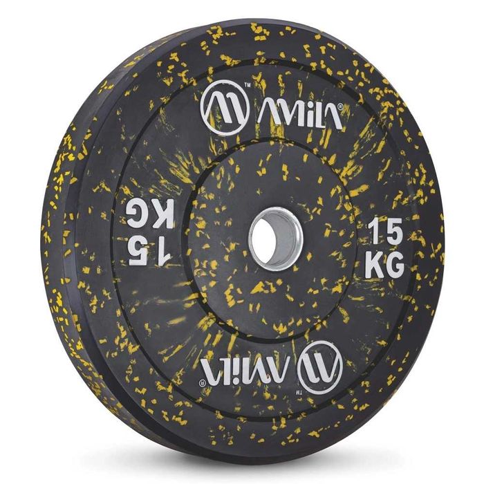 Олимпийски Дискове Сет 150 кг, Тежести 5 - 25 кг Training Bumper AMILA