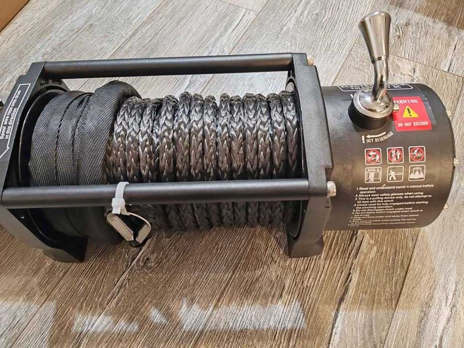 Troliu 6,5 tone, 13500 lbs, 8 CP șufă sintetica