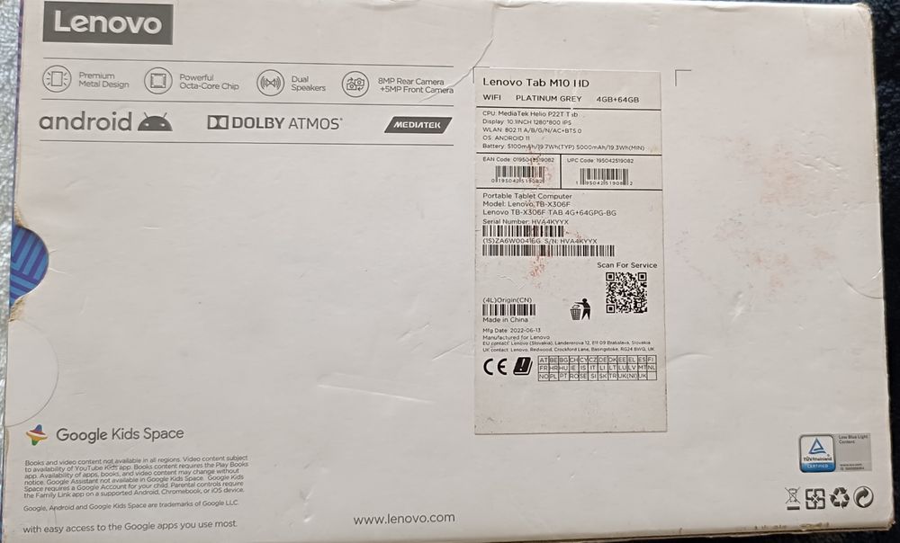 Леново Таб  М10.