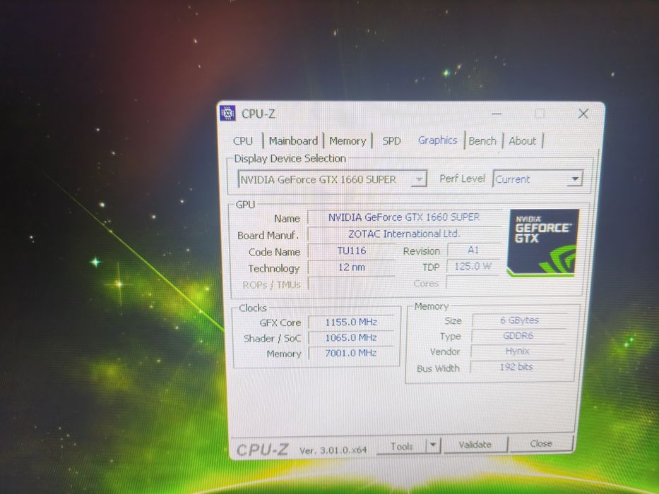 Vând NVIDIA GTX 1660 super zotac 6gb