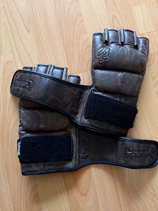 Италианска кожа ММА ръкавици Hayabusa Kanpeki XL-размер