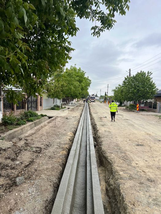 rigola carosabila armata , santuri betonate, rigole de acostament ,