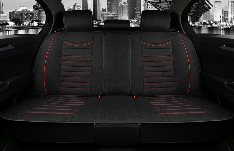 К-кт Луксозна Авто Тапицерия Калъфи за Автомобилни Седалки Текстил