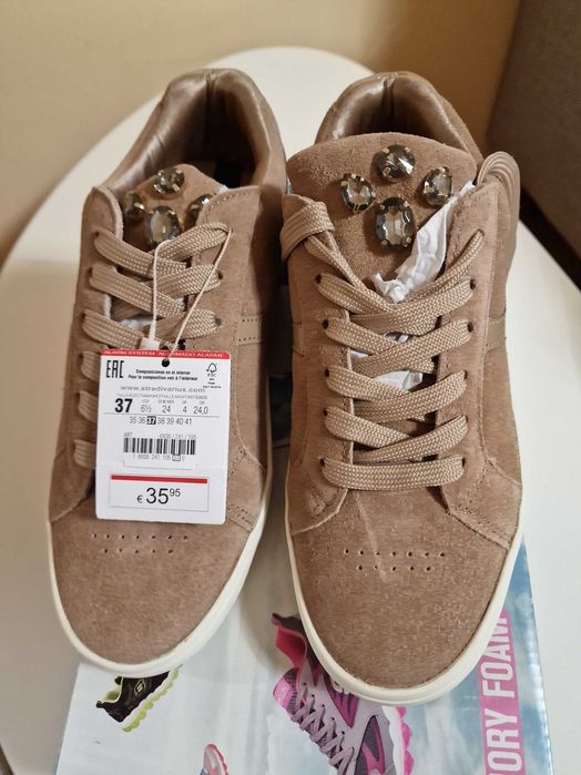 Sneakers stradivarius piele masura 37