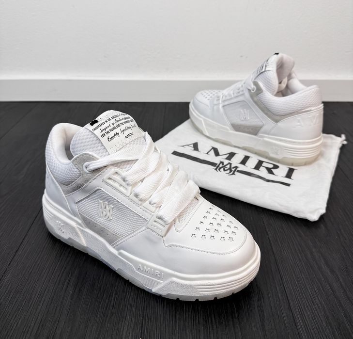 Adidasi Amiri MA1 Alb White - Full Box