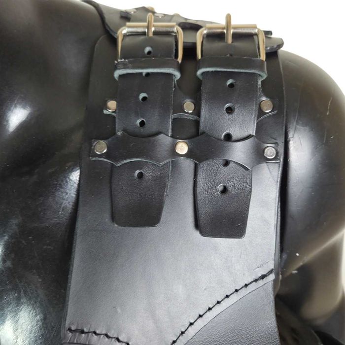 Custom Мъжки кожен мото елек | XL-2XL | НОВ