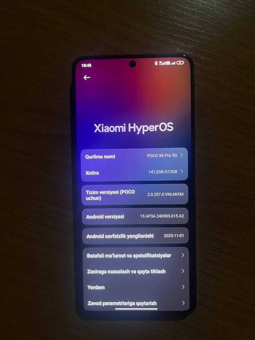 Срочно продам Poco X6 pro 12/512