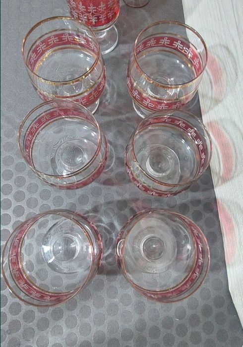 Бокалы набор , Богемия.