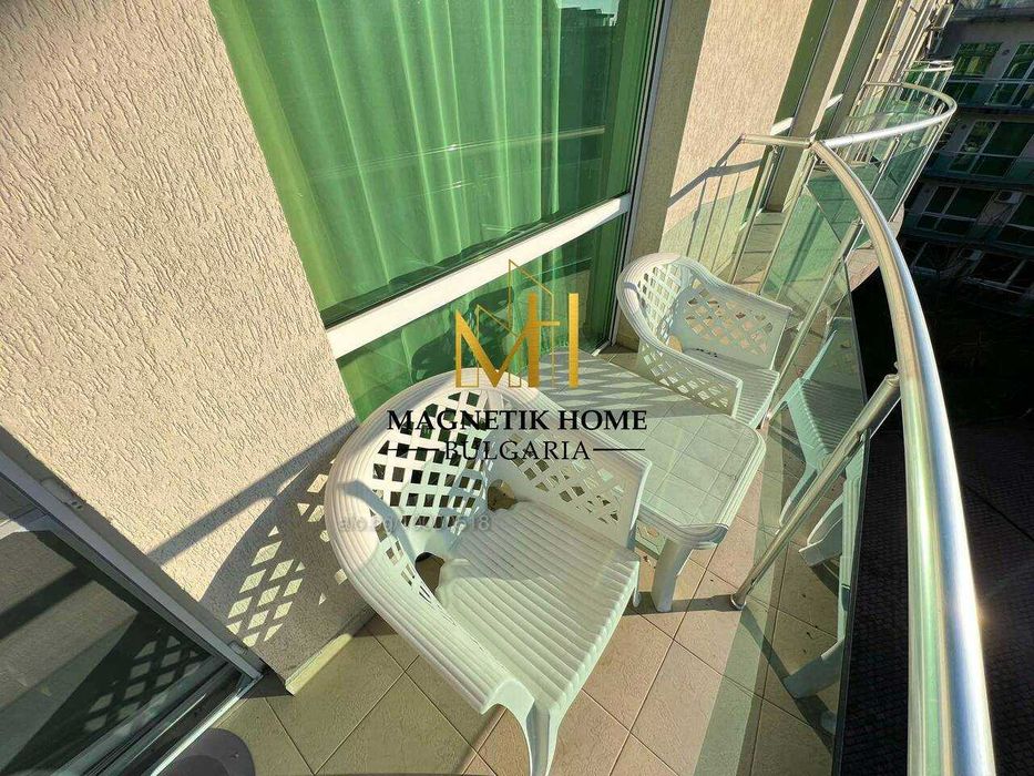 Приветлив двустаен апартамент в затворен комплекс в ж.к. Сарафово