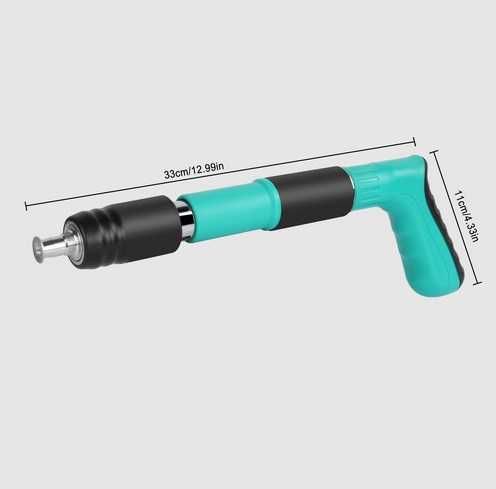 Ръчен пистолет такер за забиване на пирони със заряд в метал и бетон