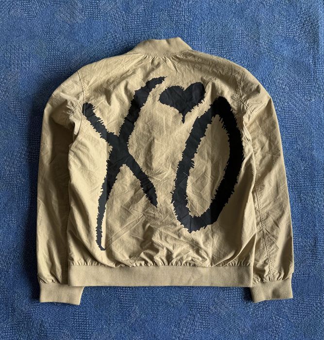 XO The Weeknd X H&M Bomber Jacket ОРИГИНАЛНО бомбър яке - М