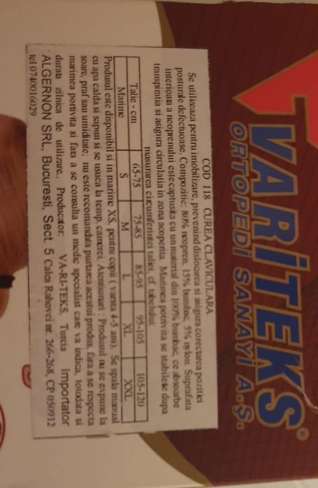 Corset medical VARITEKS