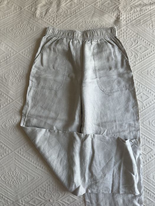 Льняные брюки Zara