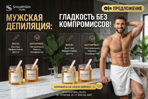 Депиляция для мужчин