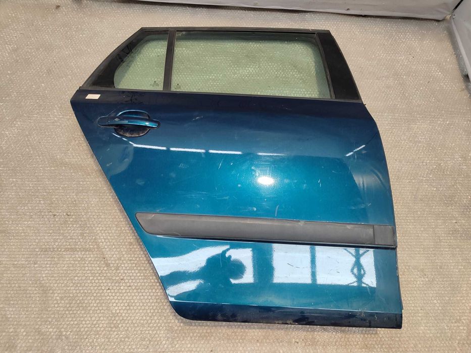 Ușă Spate Dreaptă Skoda Fabia Mk2 5J Hatchback / Combi Albastru Cod Culoare 0F / W5Q 2012 / [2007-2014] / 5J9833056 (3D)