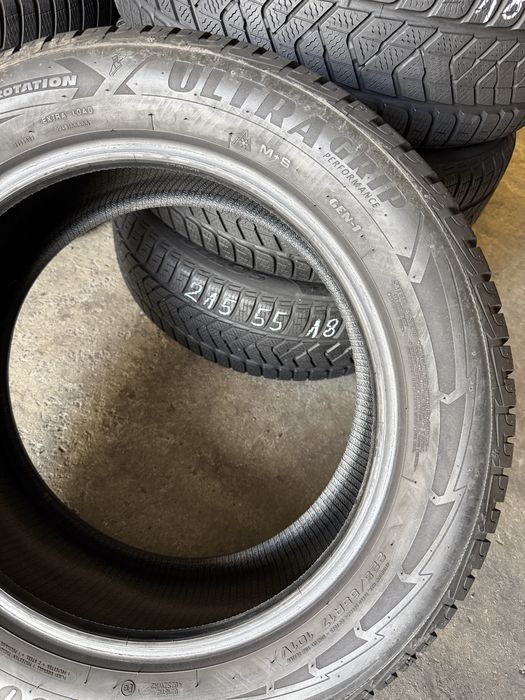 4 anvelope iarna  225/55/17 , 101V , GoodYear , 6-6.5 mm !