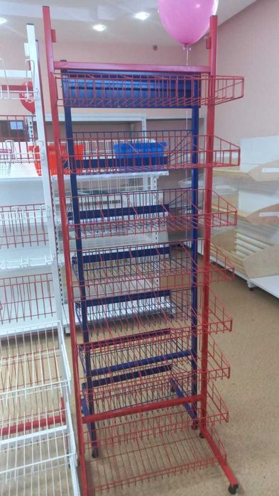 Витрины полки прилавки