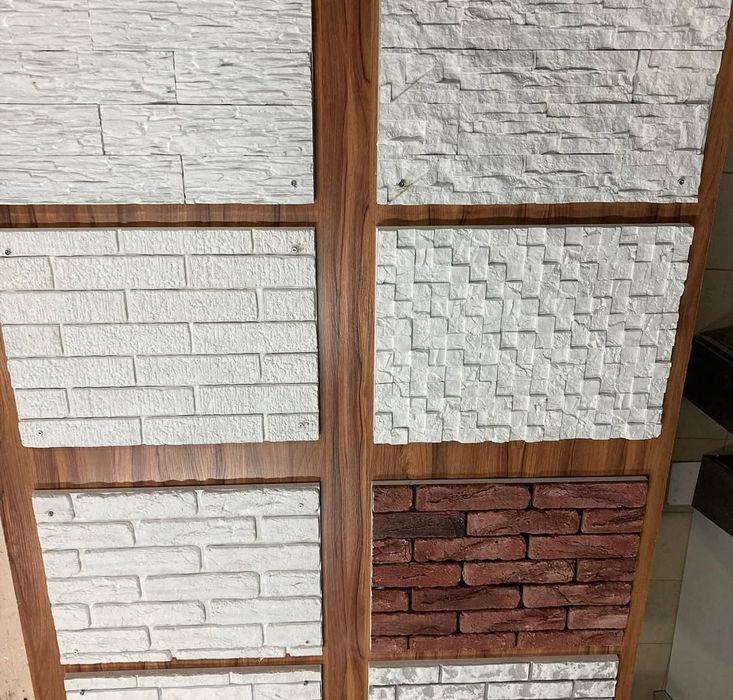 Декоративные плитки и панели из гипса