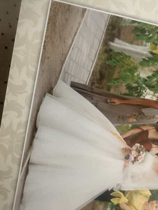 свадебное платье невесты+фата+подюбник