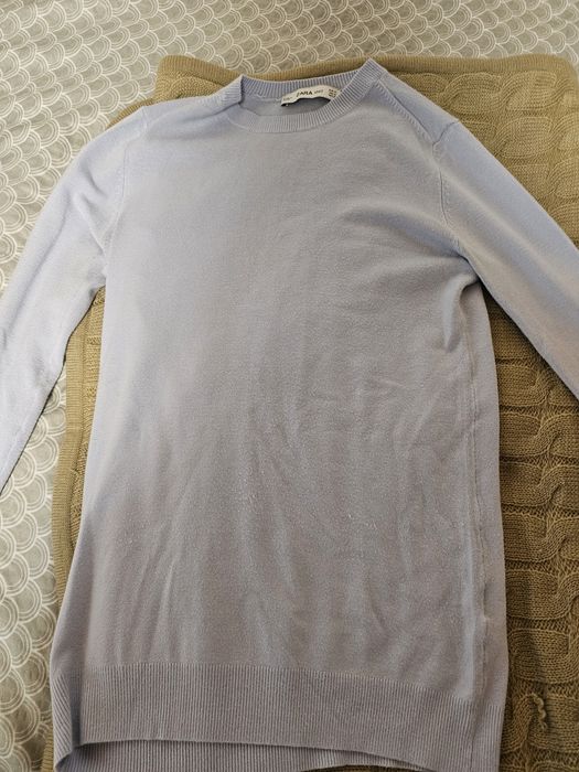 Блуза Zara, светло синьо