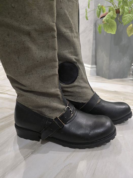 Здрави мъжки ботуши №43 – кожа, топли и удобни