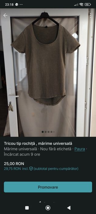 Rochie sport mărimea universala