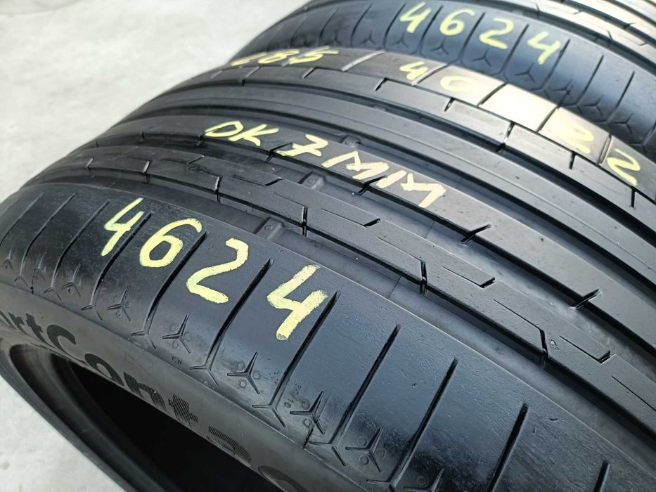 Set 4 anvelope vara 285 40 22 Continental SportContact 6 profil 7mm 4624