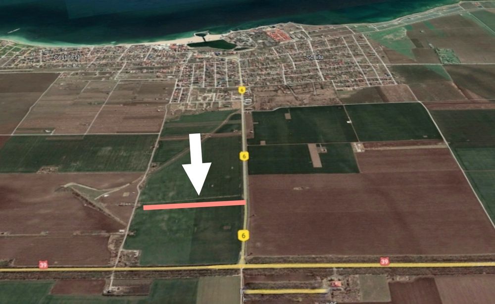 Teren intravilan in Costinesti cu deschidere la drumul principal